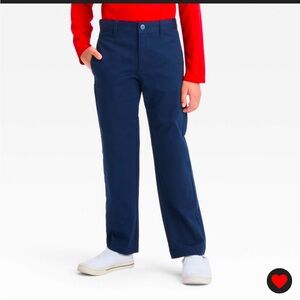 2 PAIRS Cat & Jack Boy’s Straight Leg Uniform pants